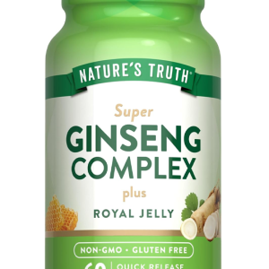 Super Ginseng Complex plus Royal Jelly - 60 Quick Release Capsules